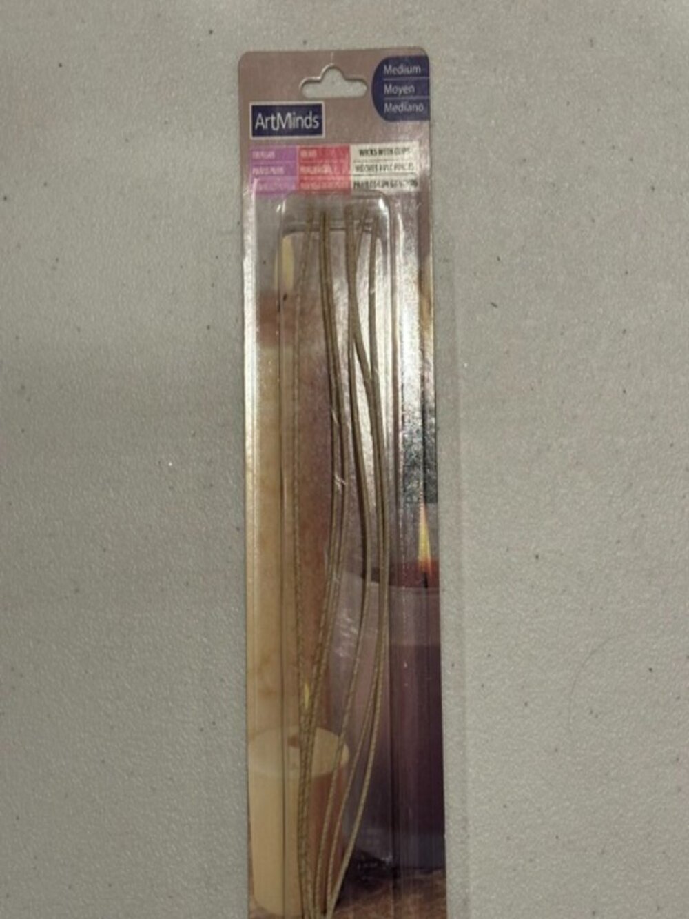 NEW ArtMinds 9" (22.8 cm) Medium Wicks with Clips-6 pieces